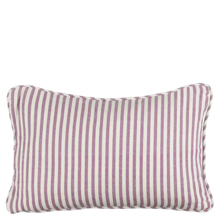 Geen Kussen streep paars - l55xb35xh10cm