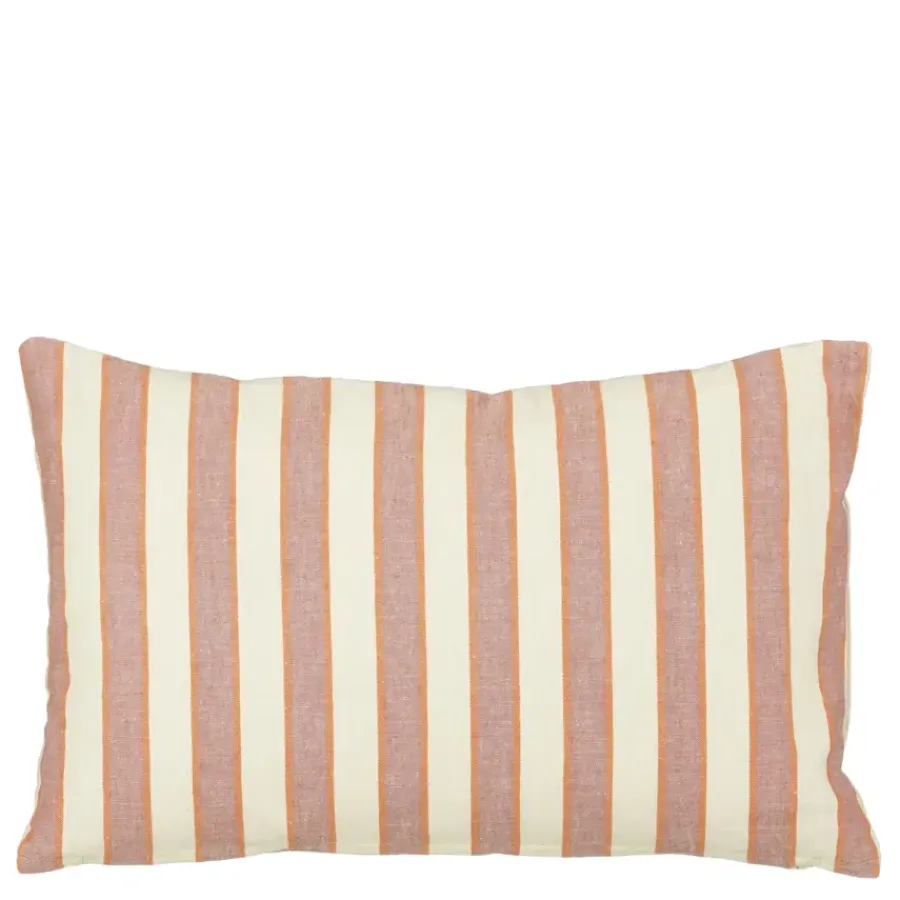 Geen Kussen streep roze - l55xb35xh10cm