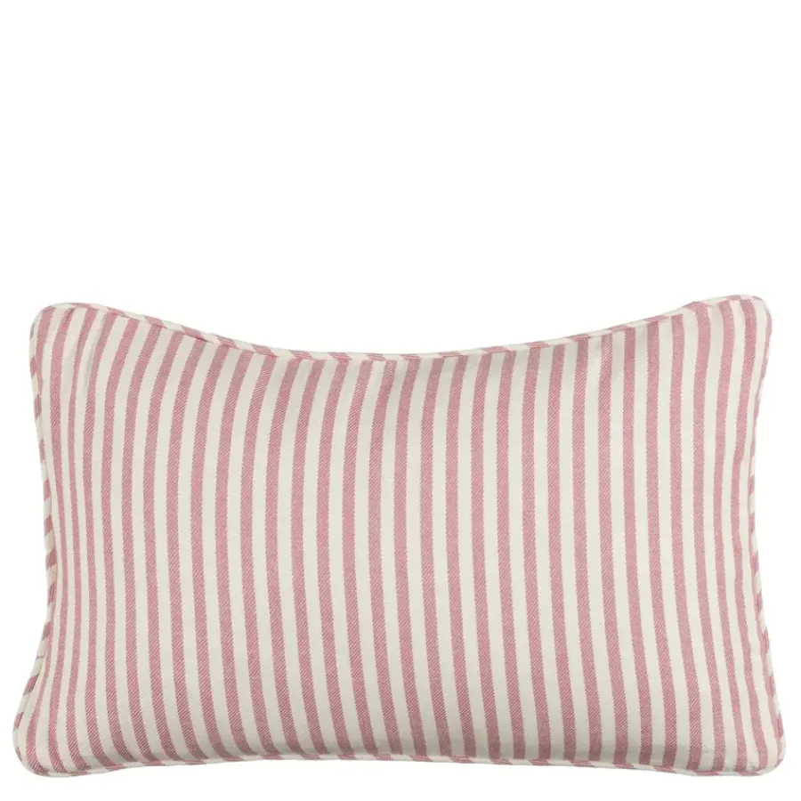 Geen Kussen streep roze - l55xb35xh10cm