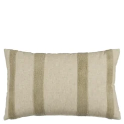 Geen Kussen streep taupe - l55xb35xh10cm