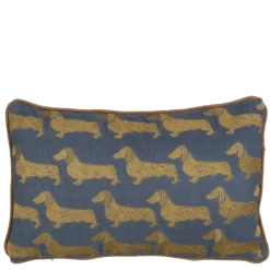 Theo-Bert Pot Kussen blauw 55 x 35 cm