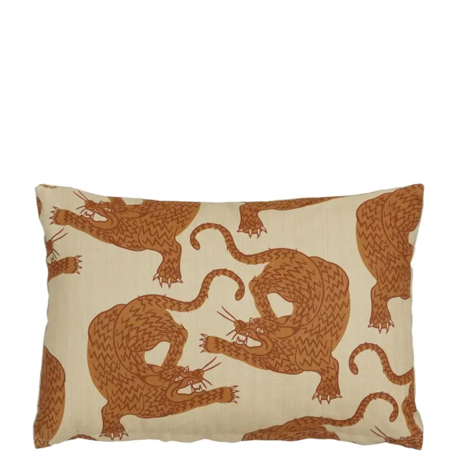 Geen Kussen tijger beige - l35xb25xh10cm