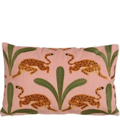Geen Kussen tijger roze - l55xb35xh10cm