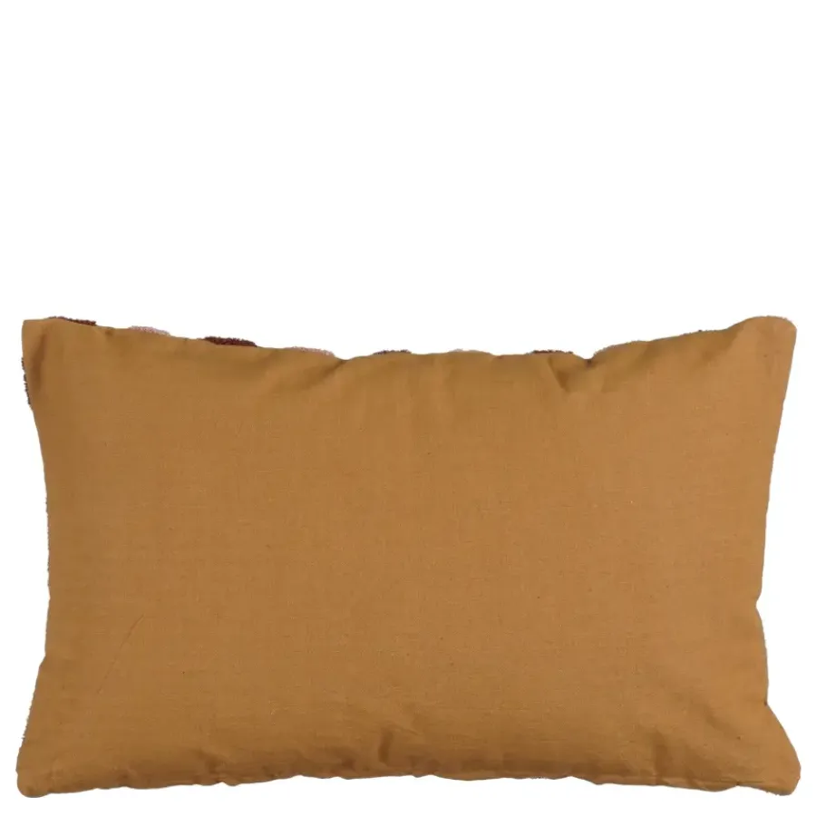Geen Kussen tufted bruin - l55xb35xh10cm