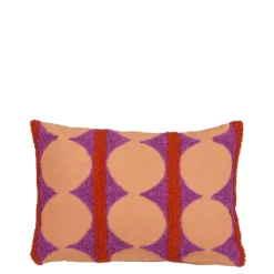 Geen Kussen tufted paars - l35xb25xh10cm