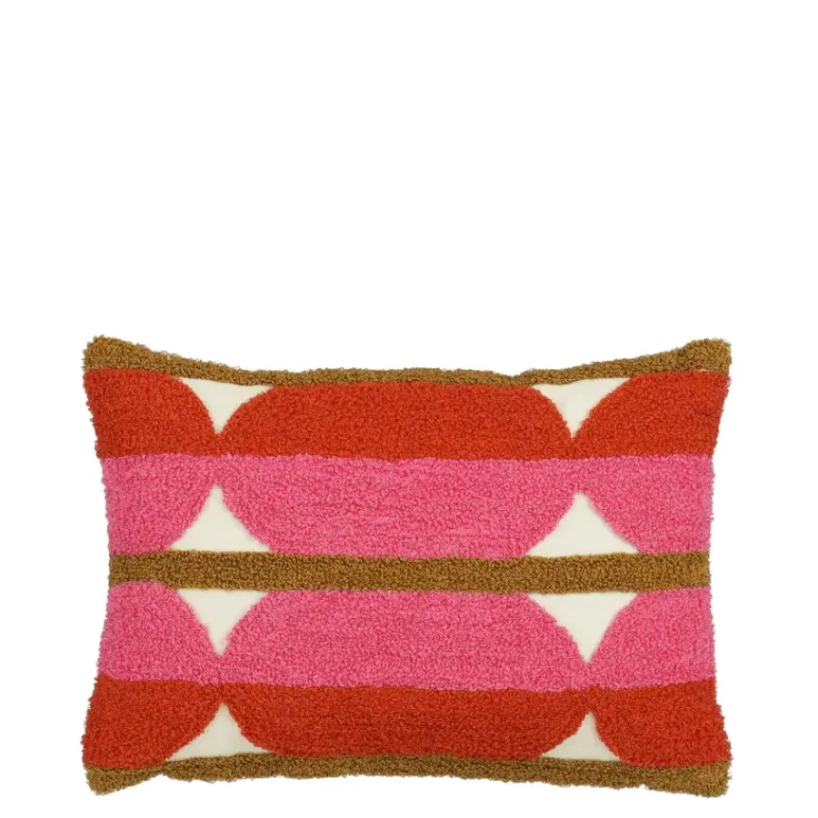 Geen Kussen tufted roze - l35xb25xh10cm