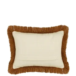 Geen Kussen vierkant bruin - l41xb31xh10cm