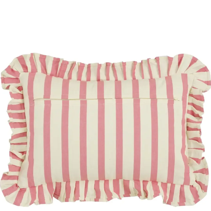 Geen Kussen wave roze - l55xb35xh10cm