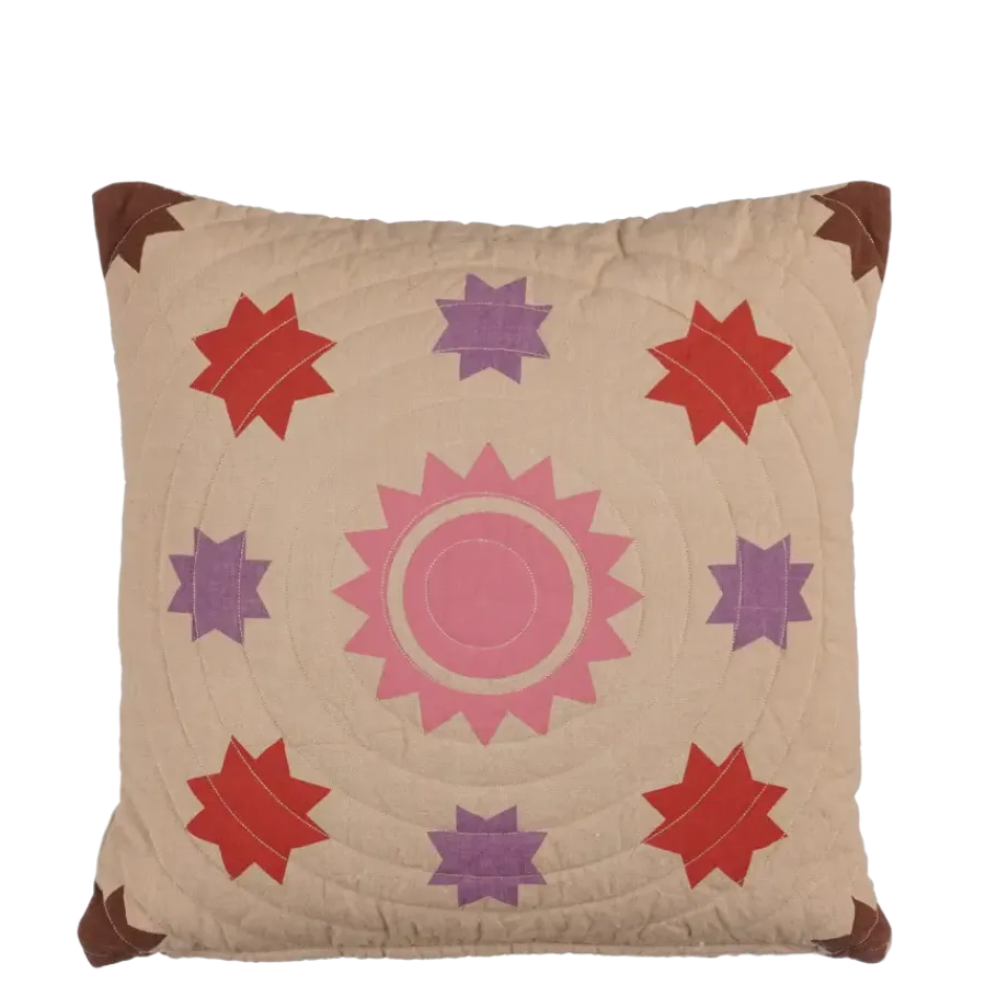Geen Kussen zon beige - l45xb45xh10cm