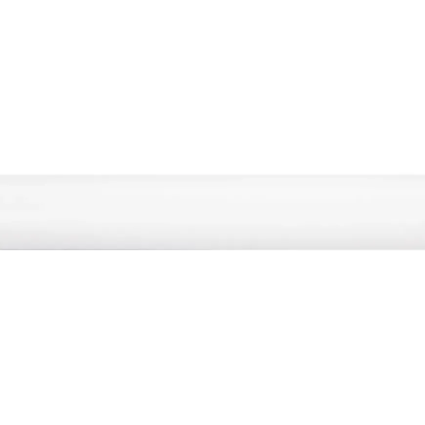 Kwartrond grenen wit gelakt 13x13mm 270cm