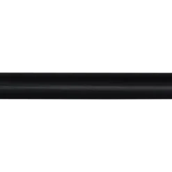 Kwartrond grenen zwart gelakt 13x13mm 270cm
