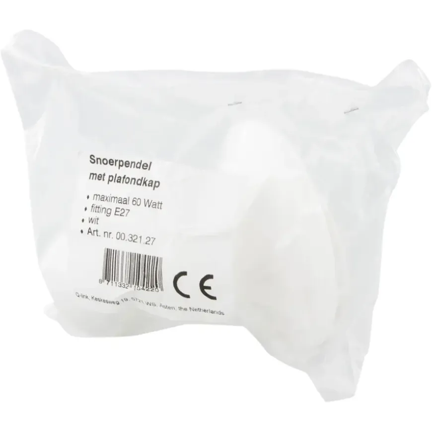 Lamppendel E27 wit