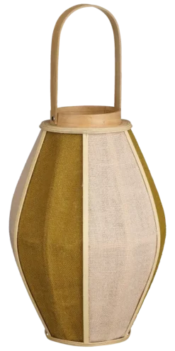 Geen Lantaarn jute beige - h45xd32 cm