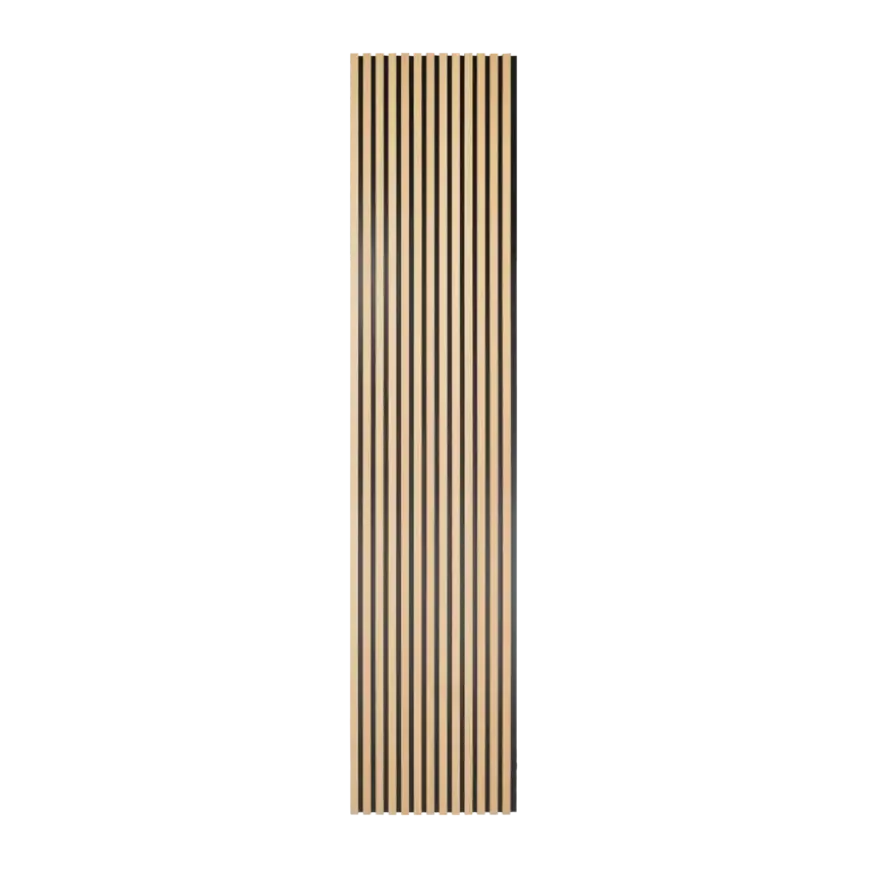 Lattenwand badkamer 260x52 cm licht eiken, dikte 15 mm