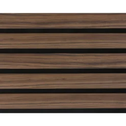 Lattenwand Decowall Acoustic Advanced walnoot 260x30cm, 2 stuks (1.56m2)