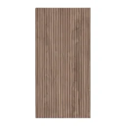 Lattenwand flexibel walnoot 260x52,5 cm, dikte 6,5 mm - 2 stuks per pak