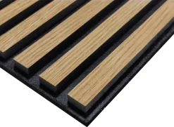 Lattenwand licht eiken 260 x 52,6 cm dikte 22 mm