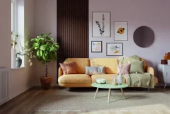 Cando Green Lattenwand MDF Decowall Essential walnoot 260x30cm, 2 stuks (1.56m2)