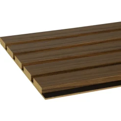 Cando Green Lattenwand MDF Decowall Essential walnoot 260x30cm, 2 stuks (1.56m2)