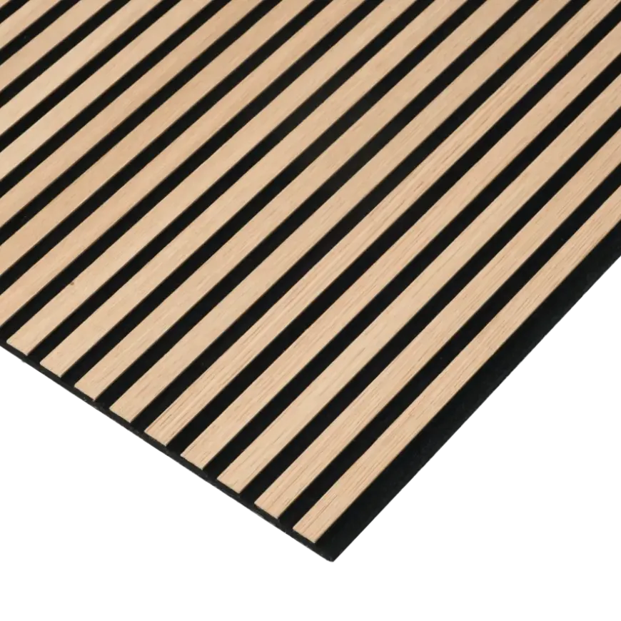 Lattenwand Melbourne 260x52 cm licht eiken, dikte 9,7 mm 2 stuks per pak