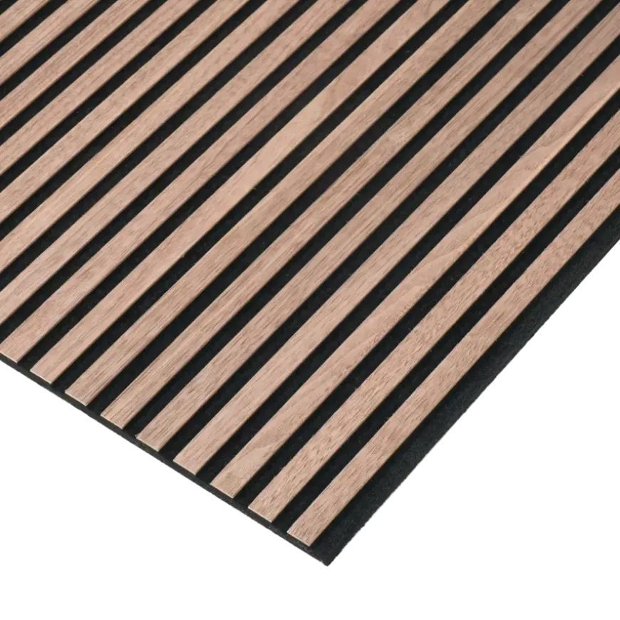 Lattenwand Melbourne 260x52cm walnoot, dikte 9,7 mm 2 stuks per pak