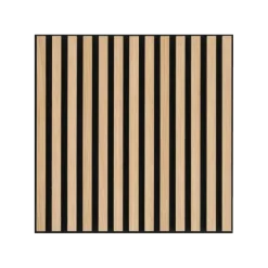 Lattenwand tegel 55,3x55,3 cm licht eiken, dikte 22 mm - 2 stuks (0,612m²)