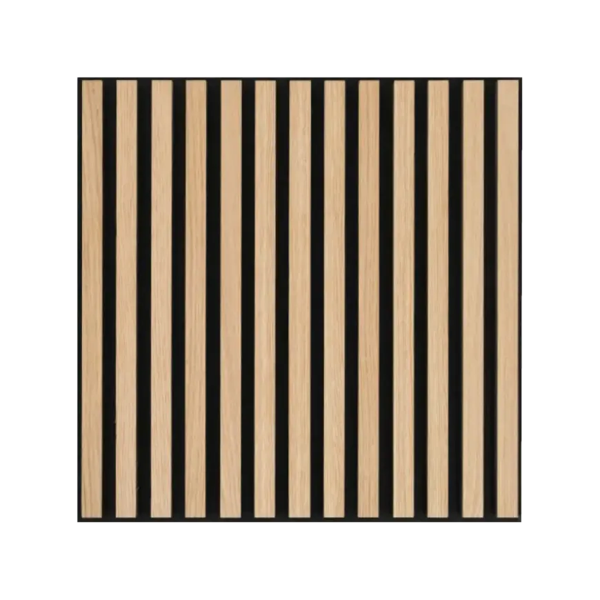 Lattenwand tegel 55,3x55,3 cm licht eiken, dikte 22 mm - 2 stuks (0,612m²)