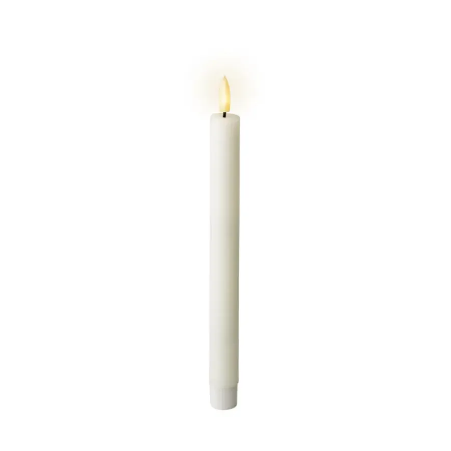 Lumineo Led dinerkaars wit 2 stuks