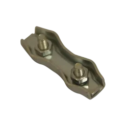 Ledent kabelklem duplex tot Ø 5 mm verzinkt (2 stuks)