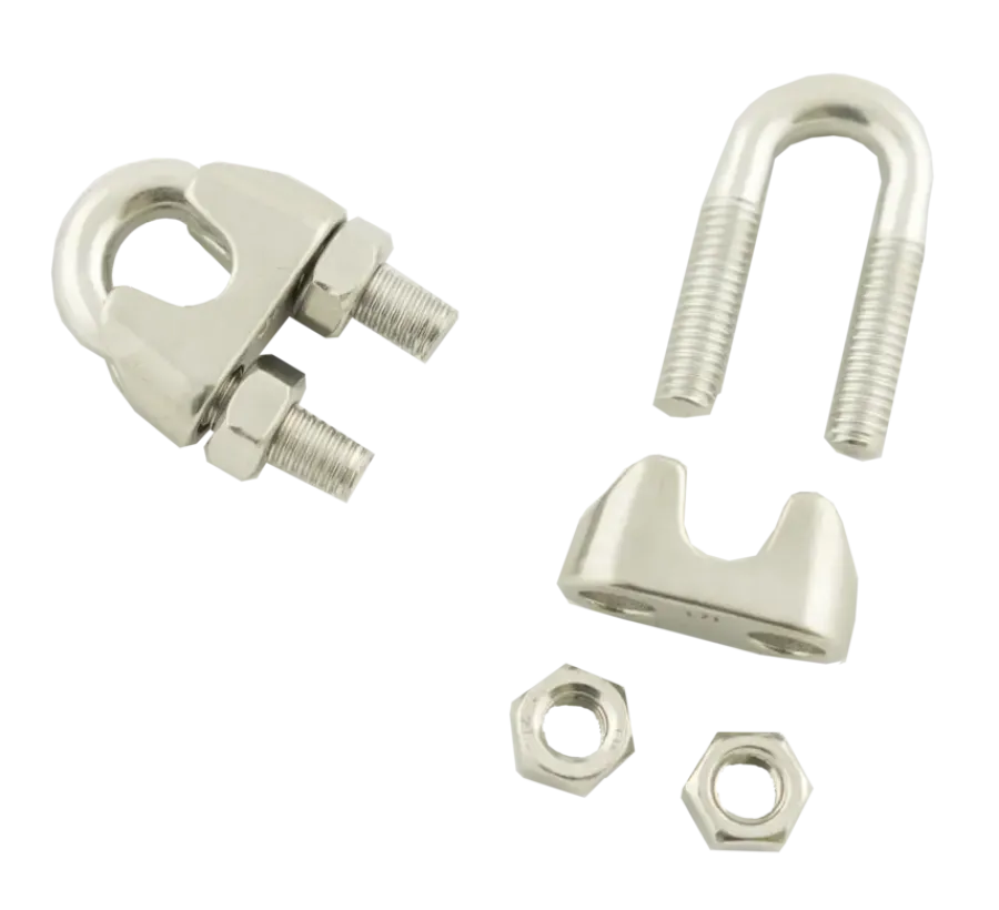 Ledent kabelklem tot Ø 3 mm rvs (4 stuks)