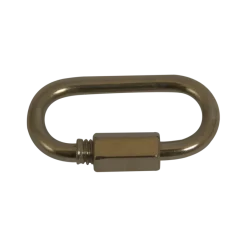 Ledent kettingsluiting 4 mm met moer verzinkt (2 stuks)