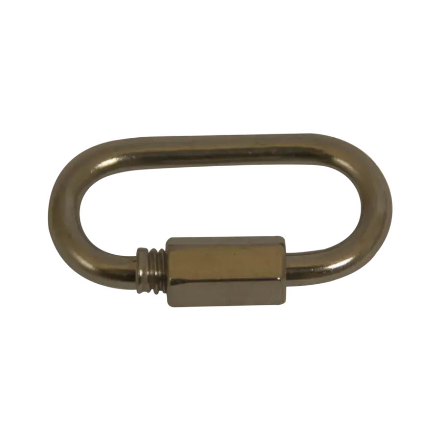 Ledent kettingsluiting 4 mm met moer verzinkt (2 stuks)