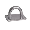 Ledent oog op plaat 50 mm