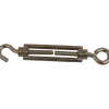 Ledent spanwartel haak/oog verzinkt 6 mm (2 stuks)