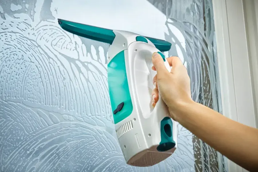 LEIFHEIT Dry & Clean raamwisser met zuig- en click system