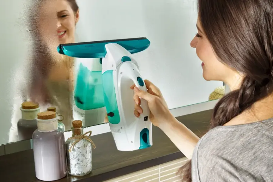 LEIFHEIT Dry & Clean raamwisser met zuig- en click system