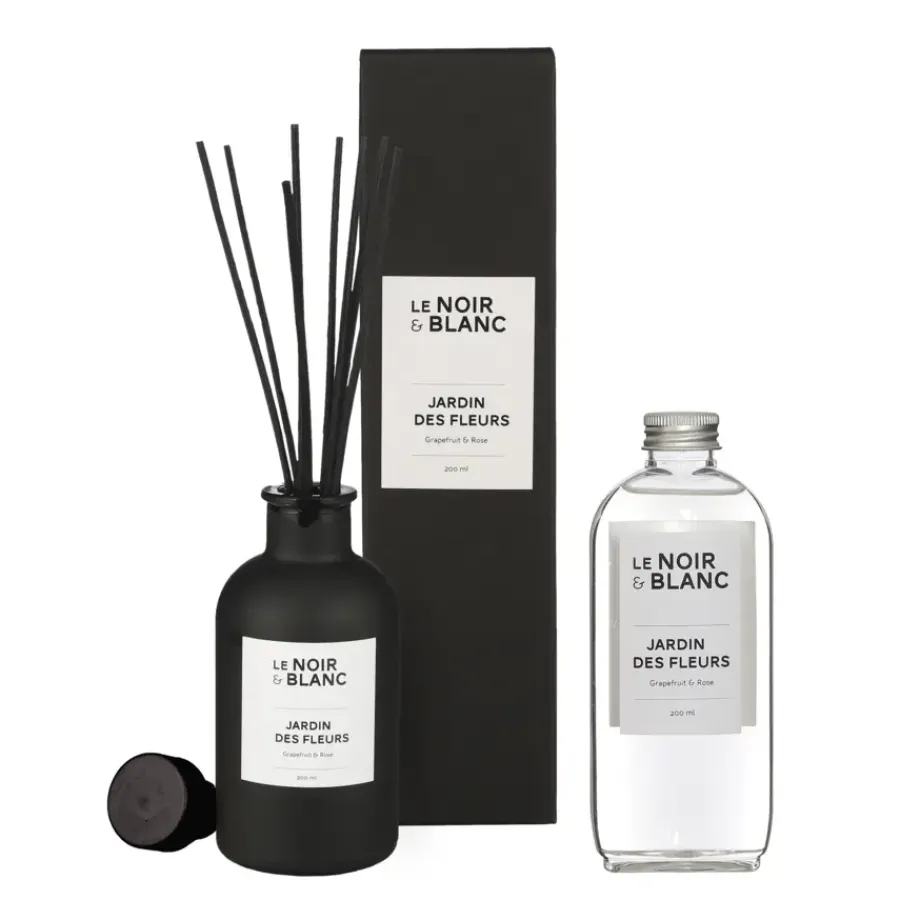 Le Noir & Blanc geurstokjes Jardin des Fleurs
