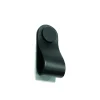 Siro Leren knop Damian zwart 28mm