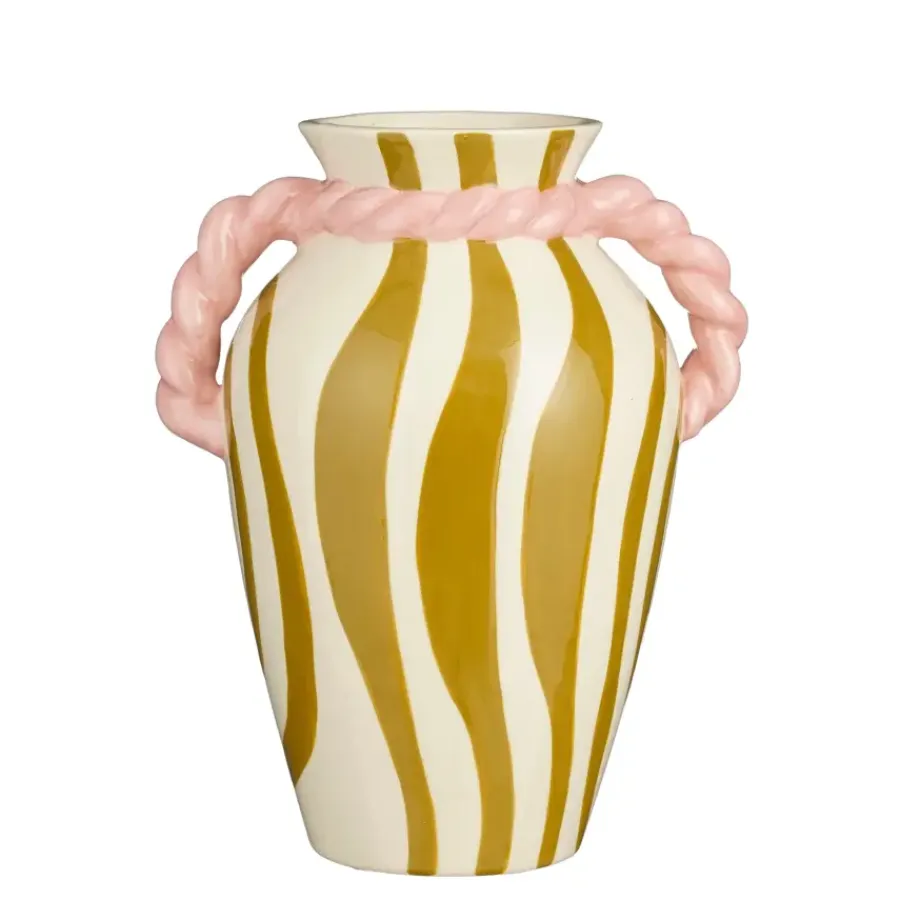 Geen Lito vaas roze - l17xb13xh21cm
