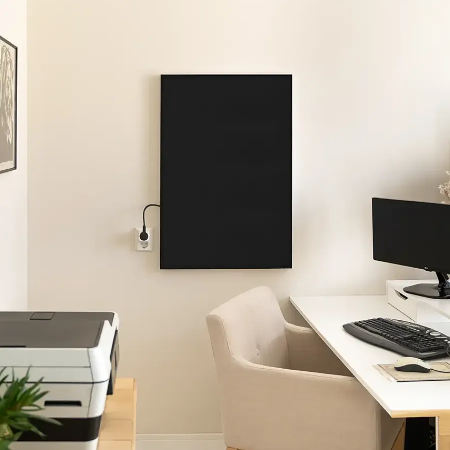 LIVN infraroodpaneel Plus 500 90x60cm zwart