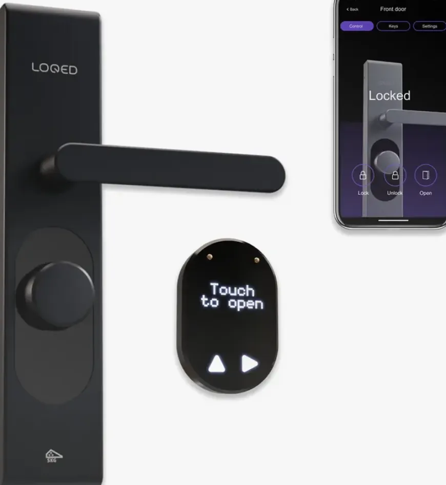 LOQED Touch Edition Slim deurslot - zwart