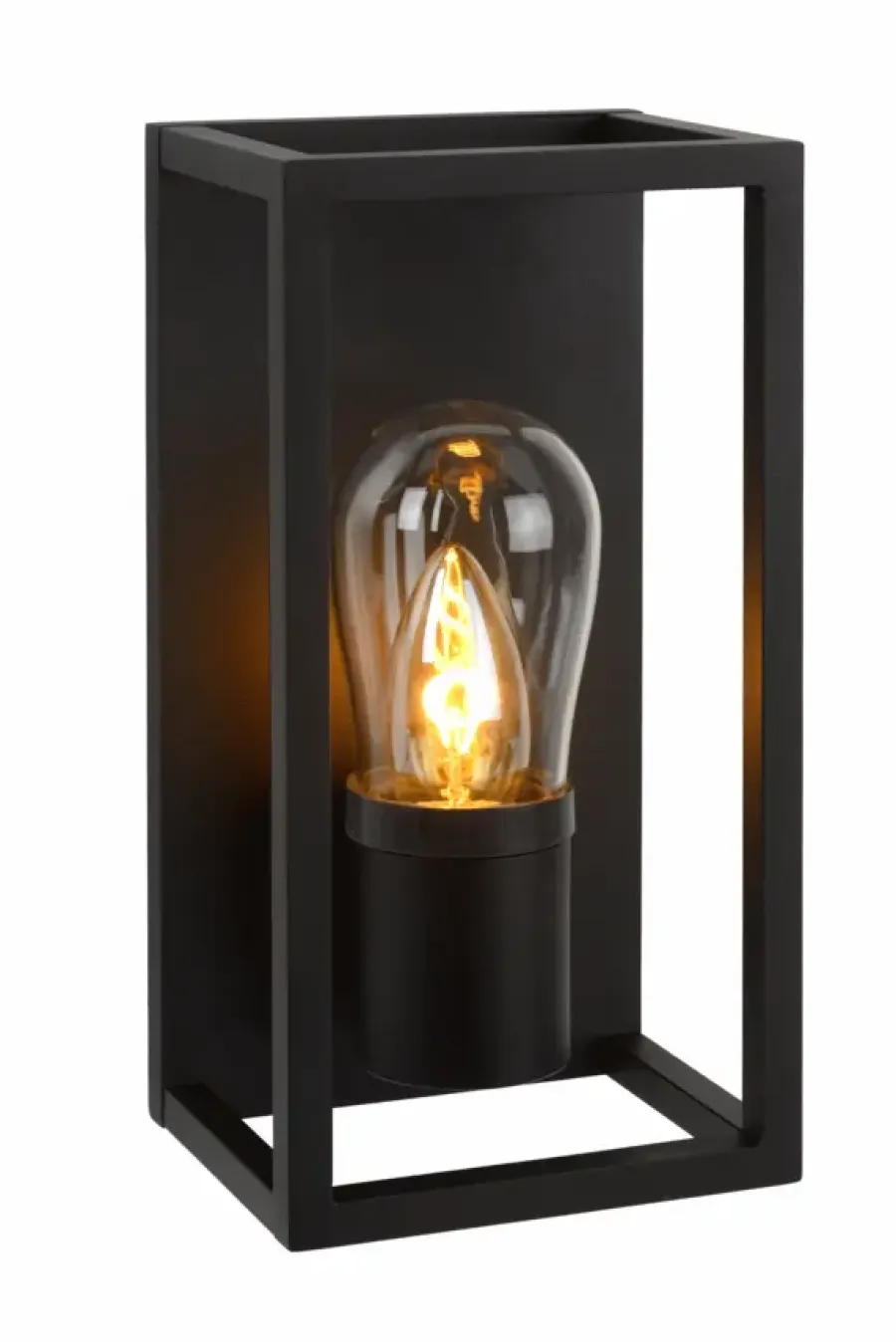 Lucide badkamer wandlamp Carlyn zwart