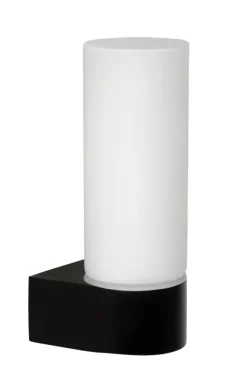 Lucide badkamer wandlamp 1-lichts Jesse IP44 zwart