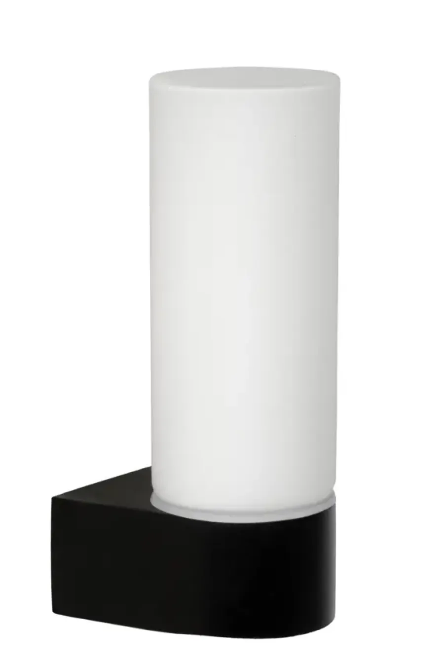 Lucide badkamer wandlamp 1-lichts Jesse IP44 zwart