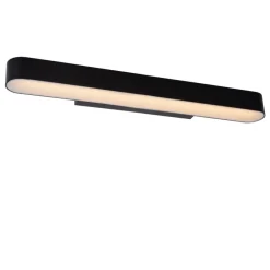 Lucide badkamer wandlamp Madelon IP44 zwart