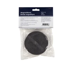 Geen Magneetband zelfklevend zwart 2 meter - 2st