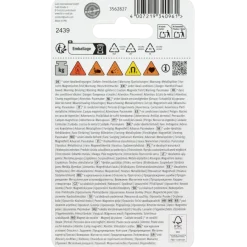 Fix-o-moll Magneet sleutelhanger Neodymium zilver 20mm 2 stuks