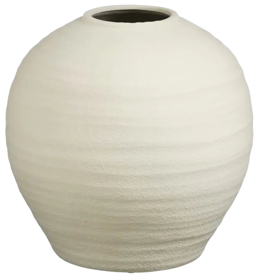 Geen Maite vaas off white - h38xd37cm