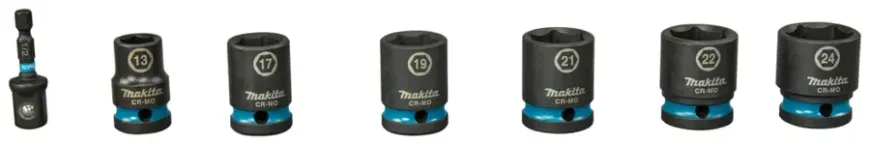 Makita Impact Black 7-delige krachtdoppenset