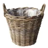 Geen Mand Antique D30 H23CM Grijs